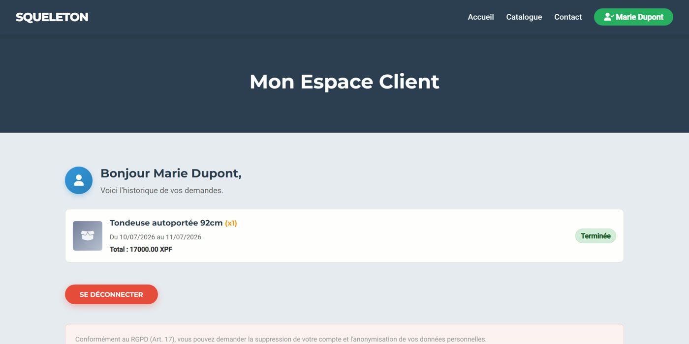 Un compte particulier, ou un compte entreprise
