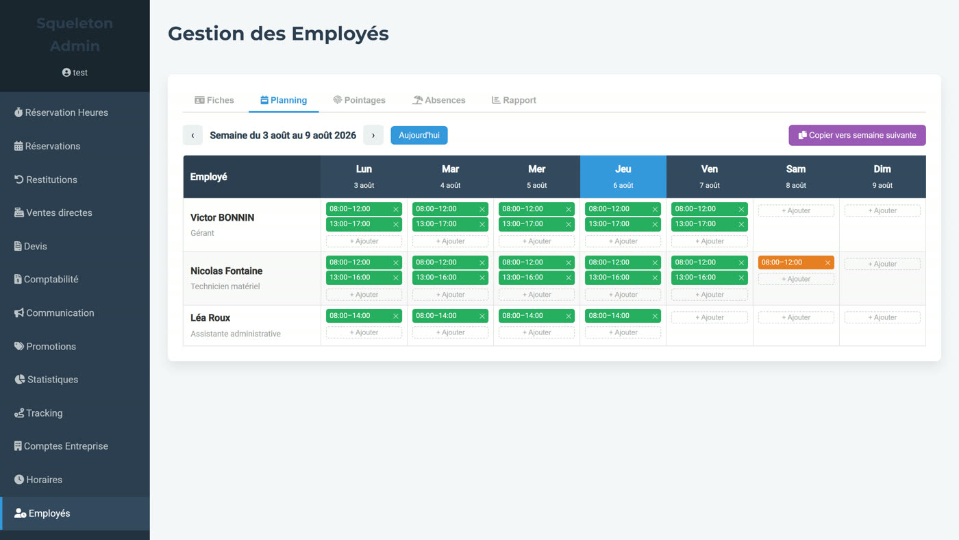 Un module RH pensé pour une équipe de terrain